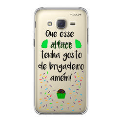 Capa para Celular - Que todo alface tenha gosto de brigadeiro.