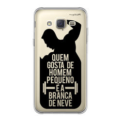 Capa para Celular - Quem gosta de homem pequeno é a branca de neve.