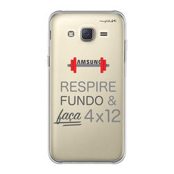 Capa para Celular - Respire Fundo e Faça 4x12