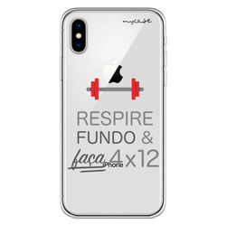 Capa para Celular - Respire Fundo e Faça 4x12