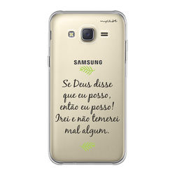 Capa para Celular - Se Deus Disse Que Eu Posso. Então Eu Posso!