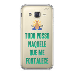 Capa para Celular - Tudo posso naquele que me fortalece.