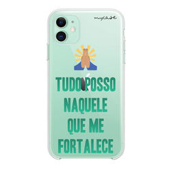 Capa para Celular - Tudo posso naquele que me fortalece.