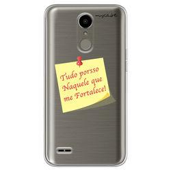 Capa para Celular - Tudo posso Naquele que me Fortalece! [Post It]