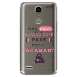 Capa para celular - Não Pare Quando Doer