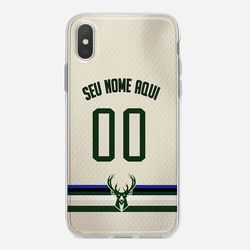 Capa para celular - NBA - Camisa | Bucks