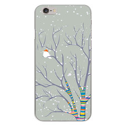 Capa para Celular - Passarinho na Neve