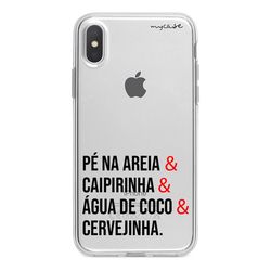 Capa para celular - Pé na areia...