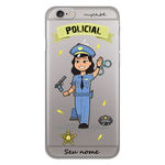 Capa para Celular - Policial | Mulher