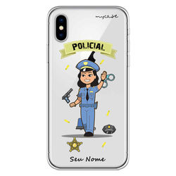 Capa para Celular - Policial | Mulher