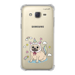 Capa para celular - Pug Vestido de Unicórnio