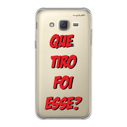 Capa para celular - Que tiro foi esse?