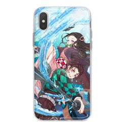 Capa para celular - Respiração da água- Demon Slayer