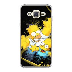 Capa para Celular - Simpsons | Homer e Bart