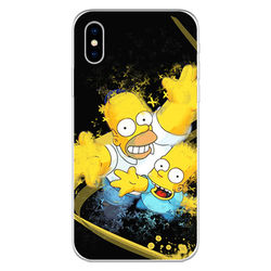 Capa para Celular - Simpsons | Homer e Bart