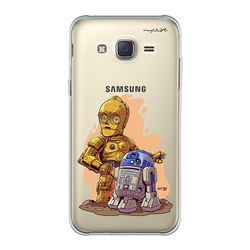 Capa para celular - Star Wars | R2D2 e C3PO