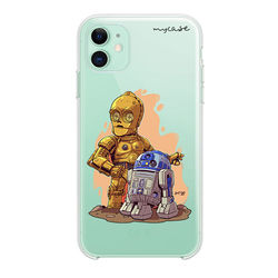 Capa para celular - Star Wars | R2D2 e C3PO