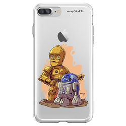 Capa para celular - Star Wars | R2D2 e C3PO