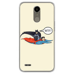 Capa para Celular - Super Man e Batman WTF