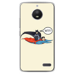 Capa para Celular - Super Man e Batman WTF