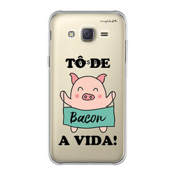 Capa para celular - Tô de Bacon a vida