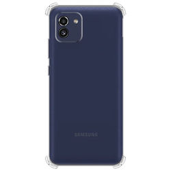 Capa para Galaxy A03 de TPU Anti Shock - Transparente