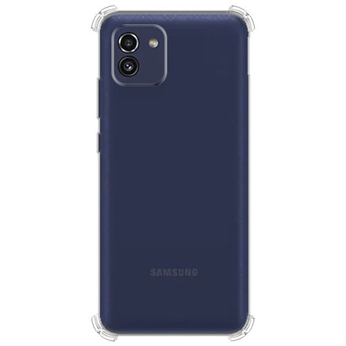 Imagem de Capa para Galaxy A03 de TPU Anti Shock - Transparente