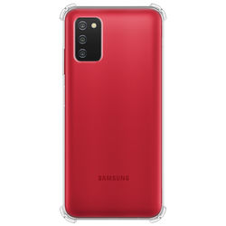 Capa para Galaxy A03s de TPU Anti Shock - Transparente