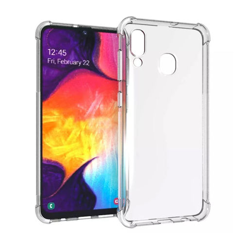 Imagem de Capa para Galaxy A20 de TPU Anti Shock - Transparente