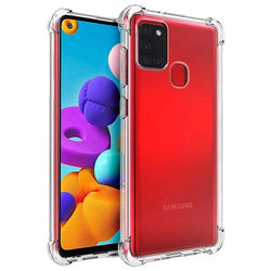 Capa para Galaxy A21s de TPU Anti Shock - Transparente