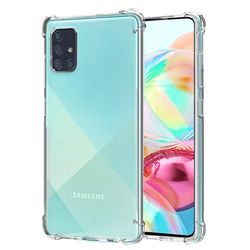 Capa para Galaxy A71 de TPU Anti Shock - Transparente