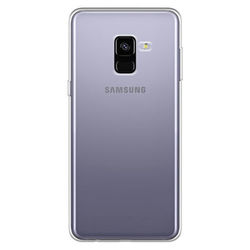 Capa para Galaxy A8 2018 Plus de TPU Casca de Ovo - Transparente