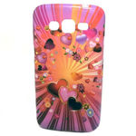 Capa para Galaxy Gran 2 Duos G7102 de TPU com Strass - Coraes Pink e Laranja