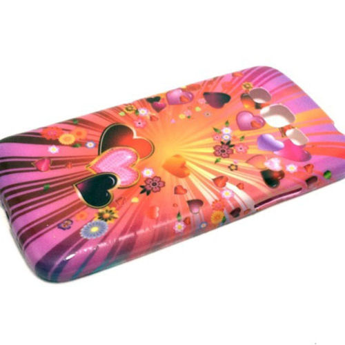 Capa para Galaxy Gran 2 Duos G7102 de TPU com Strass - Coraes Pink e Laranja