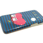 Capa para Galaxy Gran 2 Duos G7102 de TPU com Strass - Corujinhas Azul