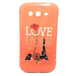 Capa para Galaxy Gran Duos i9082 de TPU com Strass - Love Is In The Air