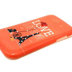 Capa para Galaxy Gran Duos i9082 de TPU com Strass - Love Is In The Air