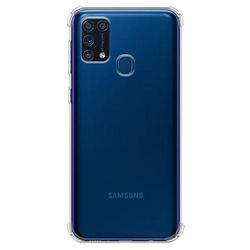 Capa para Galaxy M21 de TPU Anti Shock - Transparente