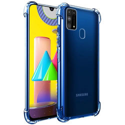 Capa para Galaxy M31 de TPU Anti Shock - Transparente