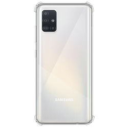 Capa para Galaxy M51 de TPU Anti Shock - Transparente