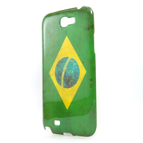 Imagem de Capa para Galaxy Note 2 N7100 de TPU da Bandeira do Brasil