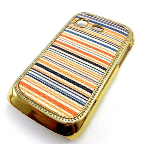 Capa para Galaxy Pocket S5300 de Plstico Brilhante - Listrada