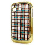 Capa para Galaxy Pocket S5300 de Plstico Brilhante - Xadrez