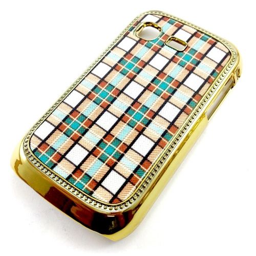 Capa para Galaxy Pocket S5300 de Plstico Brilhante - Xadrez