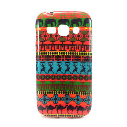 Capa para Galaxy S2 Duos S7273 de TPU - Étnica 3