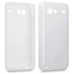 Capa para Galaxy S2 Lite i9070 de TPU - Branco Transparente