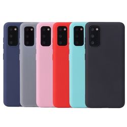 Capa para Galaxy S20 FE de Silicone Com Proteção de Câmera