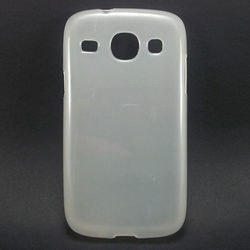 Capa para Galaxy S3 Duos i8262 de TPU - Branco Transparente