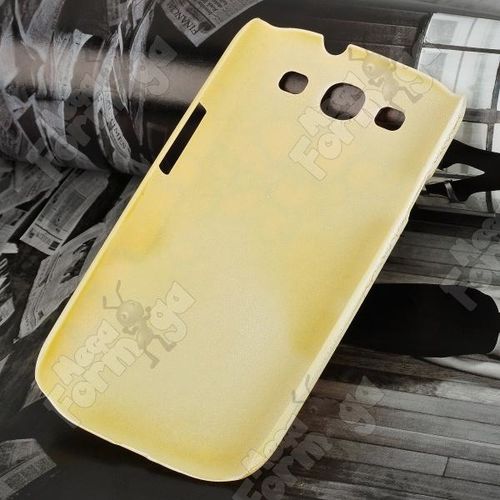 Capa para Galaxy S3 i9300 de plstico com rachaduras douradas - Bege