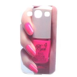 Capa para Galaxy S3 i9300 de Plástico - Esmalte Pink